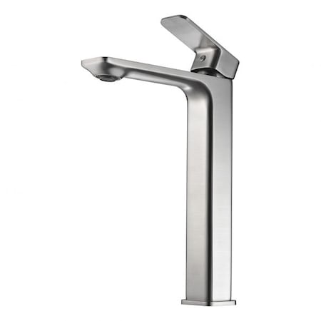 Vibra Single Hole Single-Handle Bathroom Sink Faucet-Brushed Nickel